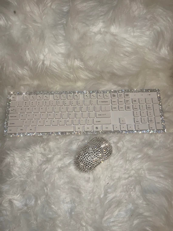 Bedazzled Wireless Keyboard and Mouse