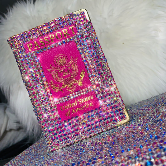 Crystal Passport Holder