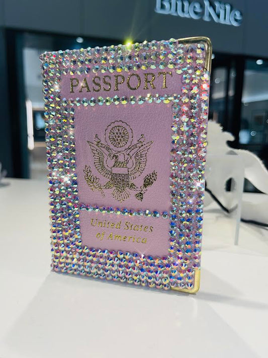 Crystal Passport Holder