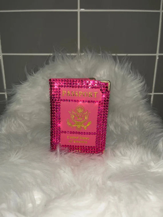 Rose Pink Passport Cover