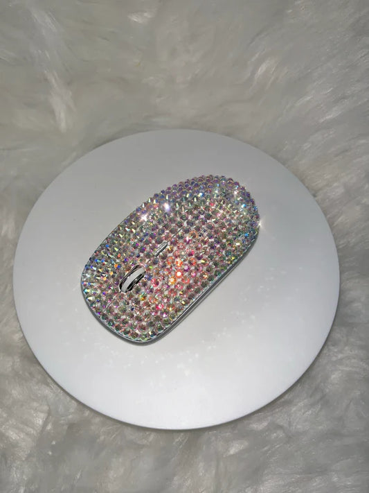 Crystal Covered Wireless Mouse