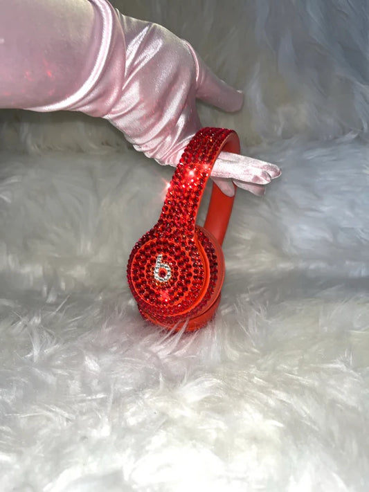 Bedazzled Beats Solo3 (Red)